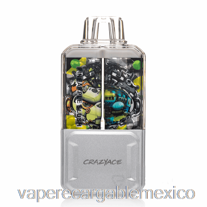 Vape Recargable Crazyace B15000 Granizado De Piña Desechable